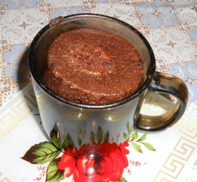 Быстрый кекс в кружке 