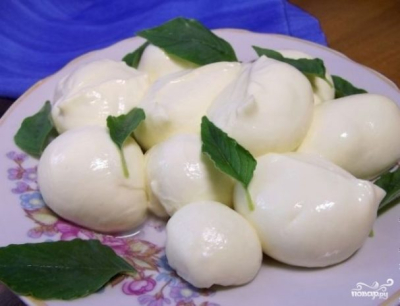 Сыр моцарелла в домашних условиях 