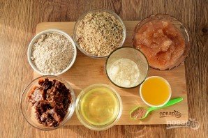 Диетический яблочный торт без выпечки 